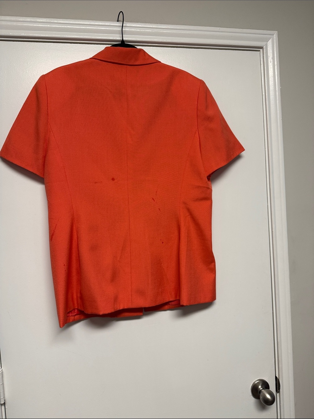 Le Suit: Orange Fall Blouse - Picture 4 of 4